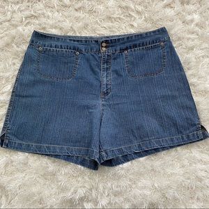 Bill Blass Vintage 90s Jean Shorts High Waist 14